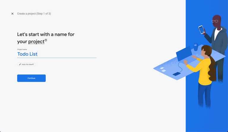 Give your project a name